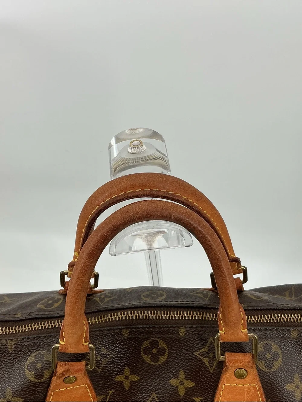Louis Vuitton Speedy 30 Monogram Canvas Boston Bag Vintage USA 2001